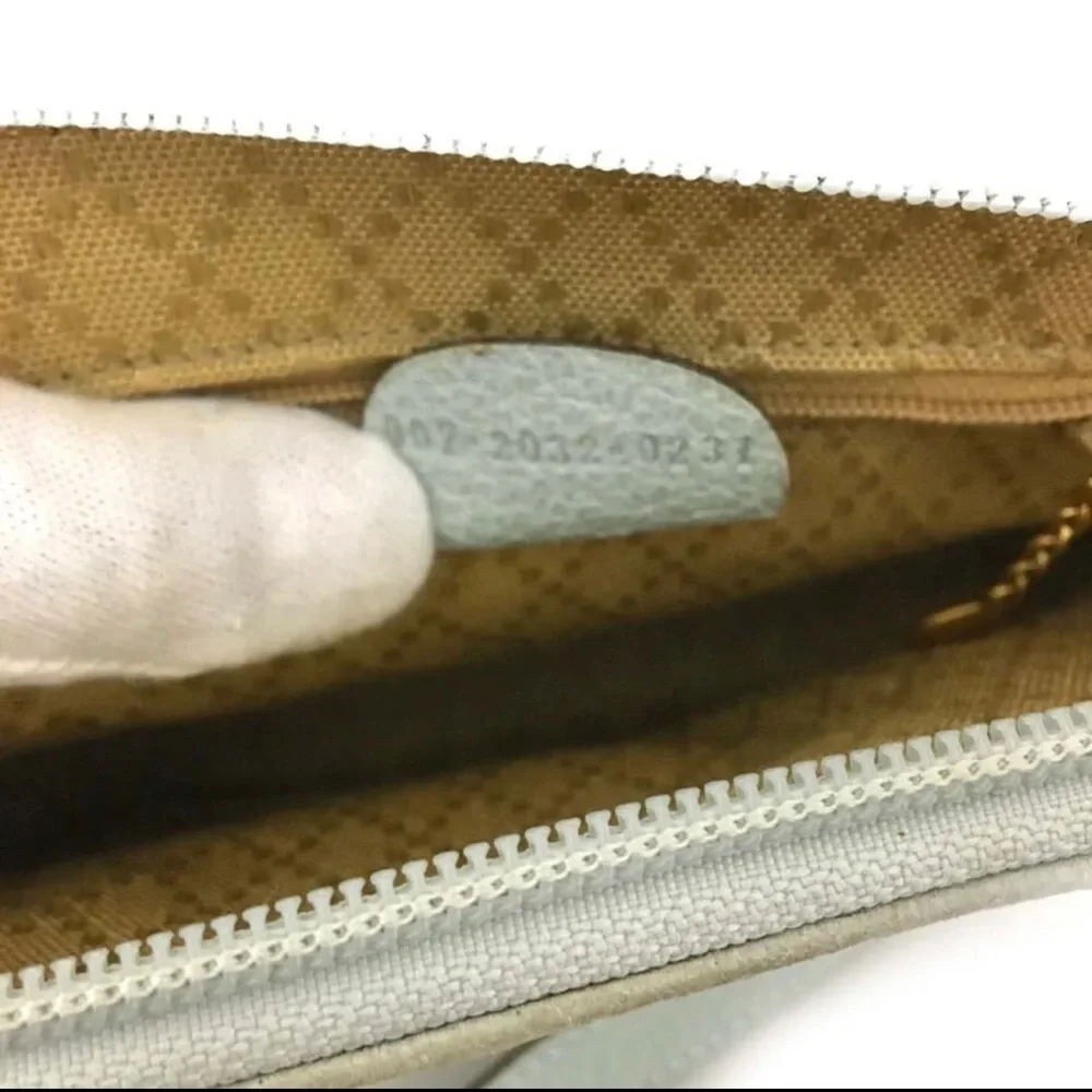 GUCCI Bamboo Handle Gray Suede Mini Hand bag/shoulder bag - Picture 13 of 17
